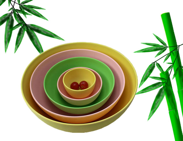 Chinese supplier eco novelty new products reusable bamboo fibre unique salad bowl