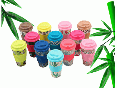 Bamboo Eco Fiber Reusable Coffee Cup - Promo Motive